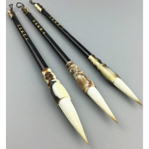 3PCS Chinese Calligraphy Pen Multiple Hair Chinese Painting Brush Pen Set Adult Student Calligraphy Practice Writing Brush