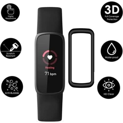3D Curved Composite Protective Film For Fitbit Luxe Resistant Cover Smart Watch Protector Accessories