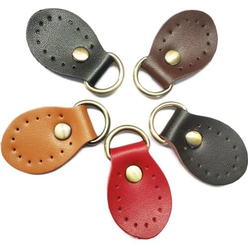 4pcs Fashion Leather Handmade Buckle Replacement for DIY Handbag Shoulder Bag Backpack Block Lock Accessories