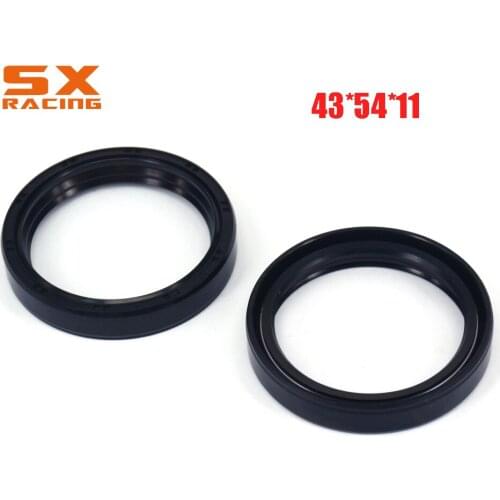 43*54*11 Motorcycle Front Fork Damper Oil Seal & Dust Cover For CR XR CBR VFR CB RVT VN1500 VN1600 DR VZ1600 FZ XV1600 XV17A