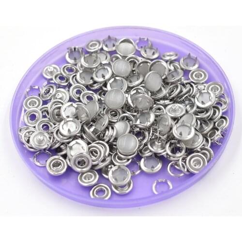 50 sets/lot pearl Snaps Rivets Tool Ipomoea buckle Eyelets EU environmental buttons install machine Non-toxic copper material