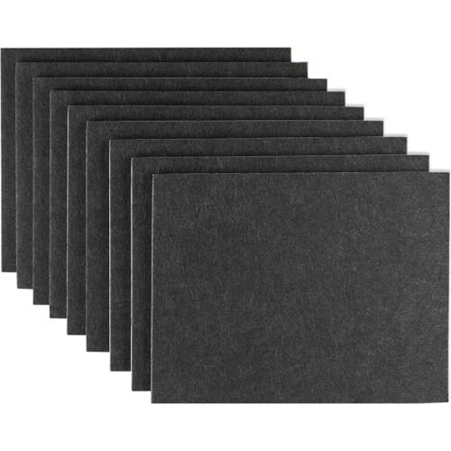 9 Pieces 8 inch x 6 inch x 1/5 inch Furniture Felt Pads Self Adhesive, Cuttable Felt Chair Pads, Anti Scratch Floor