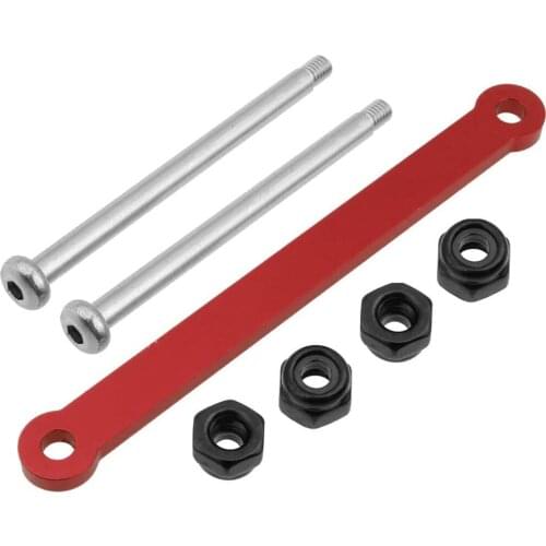 Aluminum Tie Bar and Suspension Hinge Pins for 2WD Traxxas Rustler VXL Slash Stampede Bandit Nitro Sport,Replacement of 2532