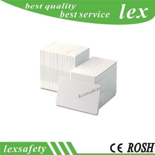 Free Shipping For 100pcs/Lot Proximity 125khz ISO11785 RFID Smart EM4305 White ID Proximity Access Writable Pvc Cards