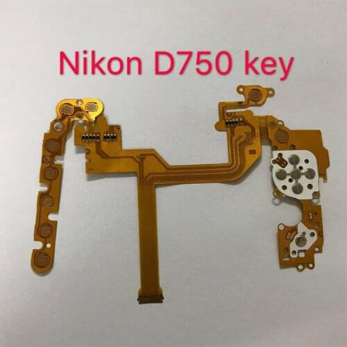 For Nikon D750 Rear Shell Button Cable Back Menu Board Repair Parts