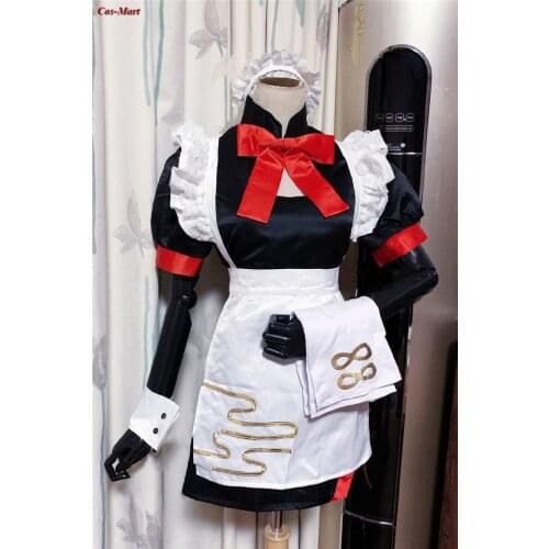 Game Arknights Swire Cosplay Costume Tide Play Planet Coffee Shop Cute Maid Dress Activity Party Role Play Clothing Custom-Make