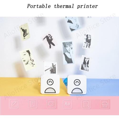 Poooli L2 Label Printer 300dpi Pocket Hot Photo Printer BT Wireless Receipt Office Label Sticker Manufacturer for Android iOS