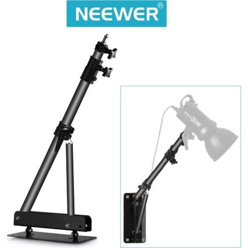 Neewer Triangle Wall Mounting Boom Arm for Photography Studio Video Strobe Lights Monolights Softboxes Umbrellas Reflectors