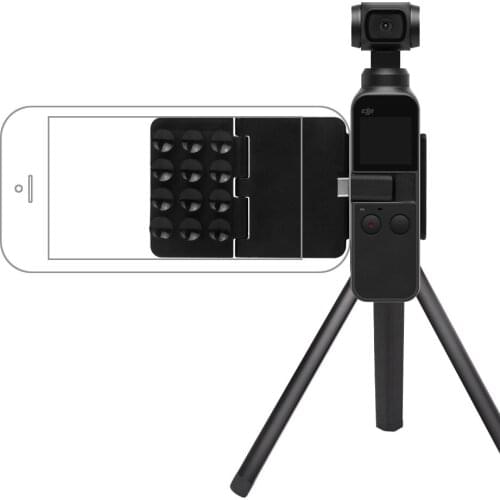 Mini Tripod Selfie Stick Handheld Gimbal Smartphone suction Cup bracket Holder for DJI OSMO Pocket Camera Accessories