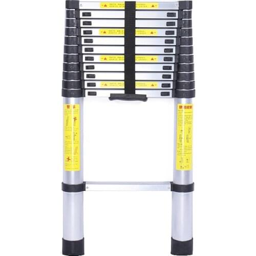 Multi Purpose Household Thickening Extension Ladder Aluminium Alloy Household Portable Insulated Bamboo Single Ladder 2m /3.2m