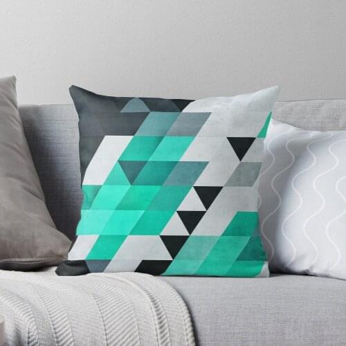 Mynt Throw Pillow Cushion Cover Polyester throw pillows case on sofa home living room car seat decor 45x45cm