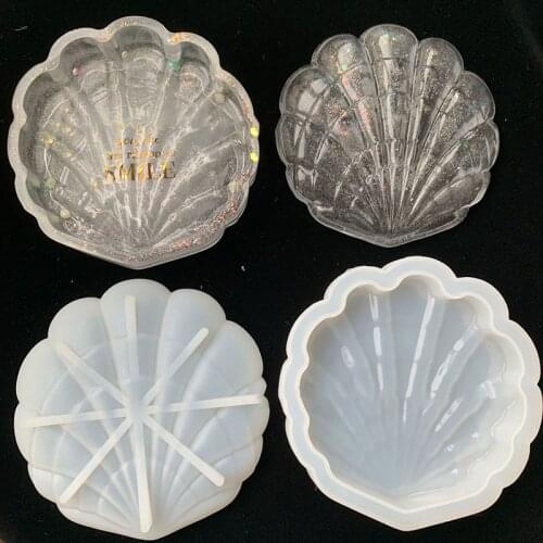 Shell Shape Silicone Soap Mold DIY Crystal Epoxy Mould Stereo Soap Candle Making Tools moldes Handcraft Resin Mold Practical