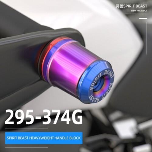 SPIRIT BEAST Motorcycle Handlebars Modified Parts Motor Handlebar Balance Plug Handles Motocross anti-fall Protection Block Drop