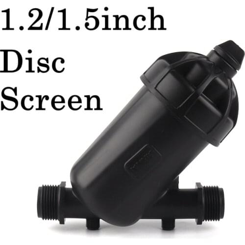 1pc 1.2/1.5inch Y-Type Screen Filter Garden Watering Male Thread Disc Filter 120 Mesh Gardening Drip Irrigation Fountain Tools