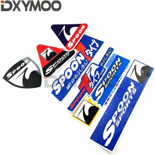 Japan JDM GK5 Car Stickers Reflective Auto Window Whole Body Motorcycle Vinyl Decals for SPOON SPORT