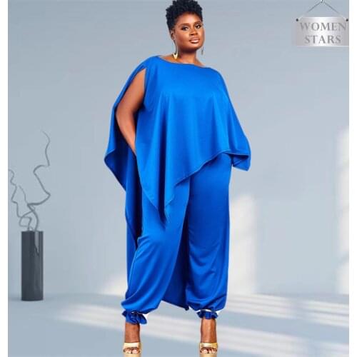 Plus Size Sets Wholesale Two Piece Women Tracksuit Loose Sleeveless Top Wide Leg Pants Casual Matching Suit 2021 Dropshipping