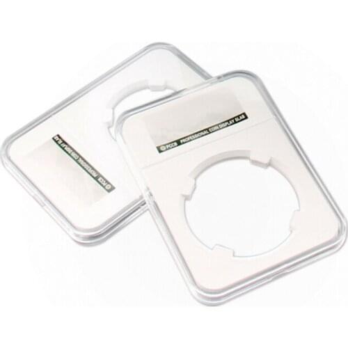 10PCS Coin Collection Box Coin Money Saving Box PCCB PROFESSIONAL COIN DISPLAY SLAB (29.5mm-39mm) Coins collecting Storage Box