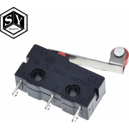 10pcs New Micro Roller Lever Arm Normally Open Close Limit Switch KW12-3 KW11-N
