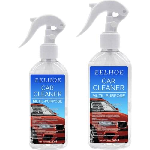 100ml/200ml Car Interior Cleaner Spray Foam Multi-Function Leather Foam Cleaner Water Based Cleaner Car Interior Cleaning Agent