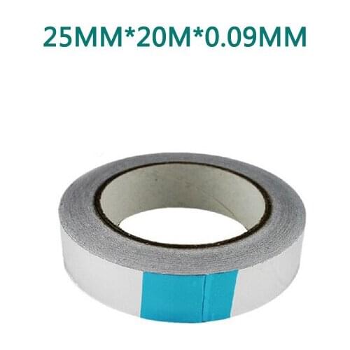 2PCS/LOT BGA Aluminum adhesive Tape For Reballing self Adhesive Tape 25mm*20m*0.09mm Retail