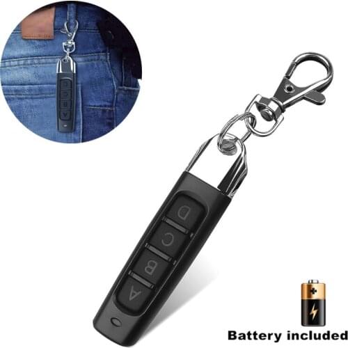 ABCD 4 Keys Keychain 433Mhz Wireless Remote Control Receiver Module RF Transmitter Electric Cloning Gate Garage Door For Home