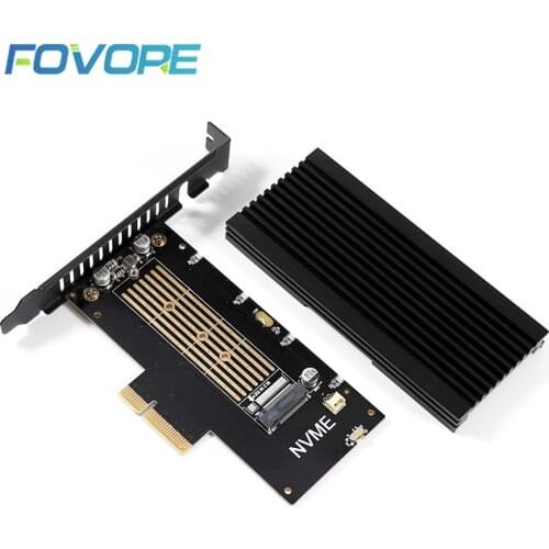 M.2 PCI express adapter NVMe 2280 SSD M.2 m key NGFF to PCI express X4 adapter M2 PCI-e converter Card with Heat sink heatsink