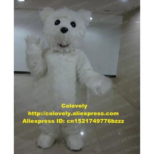 White Sea Bear Polar Bear Teddy Bear Mascot Costume Adult Cartoon Character Farewell Party Enterprise Propaganda zz7343