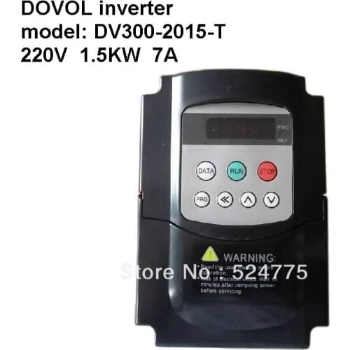 DV300-2015-T 1.5KW 1500W dc ac 220V 7A dovol inverter motor variable frequency converter 50hz 60hz