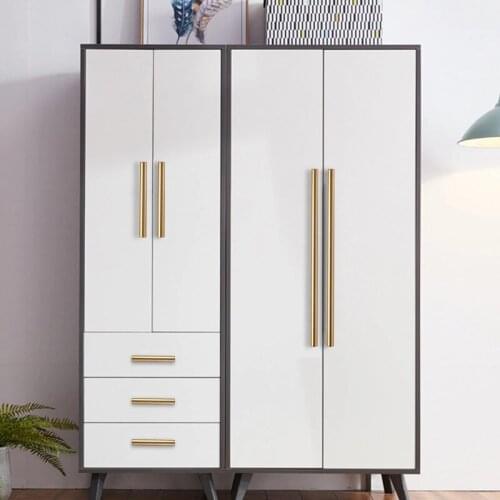 Brushed Gold Kitchen Door Handle Stainless Steel Straight Cabinet Handle Cabinet Pull Furniture Handle Wardrobe Drawer Handle