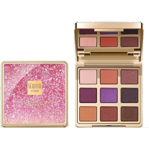 Shimmer eye shadow eye makeup eye shadow palette Long-lasting make up palette korean pallet beauty