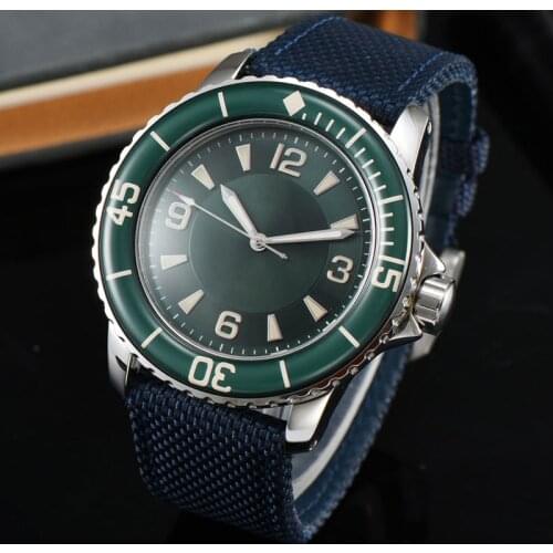 CORGEUT 2021 Pilot Mens Watch 45mm Miyota8215 Green Dial Waterproof 316L Stainless Steel Sapphire Automatic Mechanical Watch