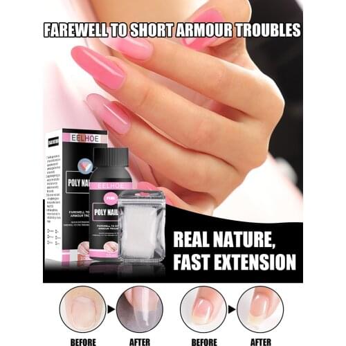 Nail Gel Set Nail Art Without Paper Support To Extend Crystal Glue Broken Nail Repair Phototherapy Reinforcement Glue Nail Tools