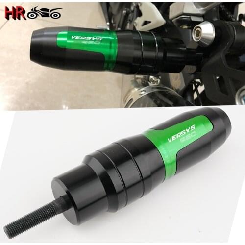 With Logo VERSYS650 For KAWASAKI Versys 650 Hot Deal Motorcycle CNC Accessories Frame Crash Pads Exhaust Sliders Crash Protector