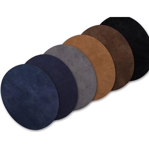 1pc New Suede Fabric Patch iron on Patches for man Bag Clothing Repair badges Accessories Appliqued fashion Elbow Knee patches