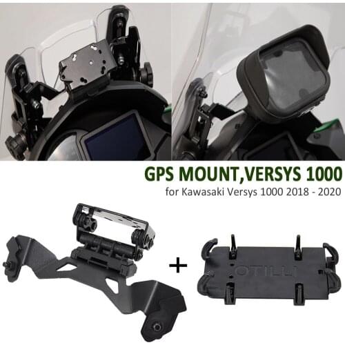 NEW Motorcycle Accessories Modified GPS Navigation Bracket For Kawasaki Versys 1000 VERSYS1000 2018 2019 2020