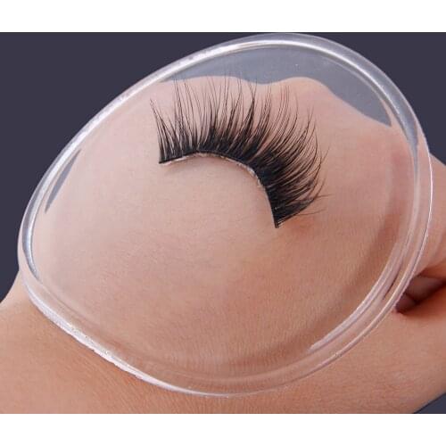 Forehead Sticker Pad Silicone transparent Planting Graft Eyelashes Eyelash Extension Tray Stand Pallet Pad Lash Tray Holder Tool