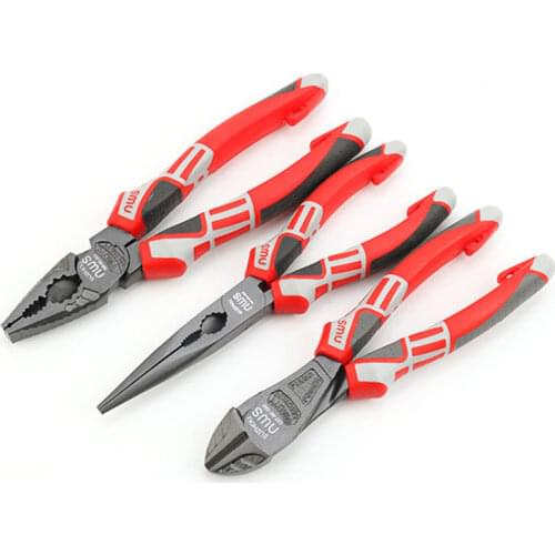 Industrial steel wire pliers Needle nose pliers diagonal cutting pliers Multifunction high quality hand tools