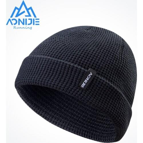 AONIJIE M27S Men Women Winter Thermal Sports Slouchy Cuffed Knit Beanie Hat Skull Cap For Running Marathon Travelling Cycling