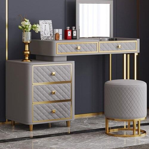 Light Luxury Makeup Taipei European Makeup Cabine Accept The Makeup Simple Modern Bedroom Single-person Dressing Cabinet