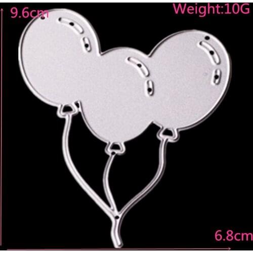 Balloon Metal Die Cutting Dies Scrap Booking Embossing Folder Suit For Sizzix Fustella Big Shot Cutting Machine D005
