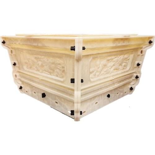 60cm/23.62in Excellent Very Long Service Life Collapsible Plastic Gardening Indoors &Outdoors Balcony Concrete Vase Planter Mold