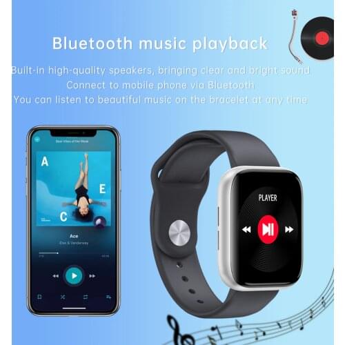 Bluetooth Call Smart Watch Waterproof Blood Pressure Smartwatches Women Men Full Touch Screen Smart Bracelet PK T500 IWO 12 W26