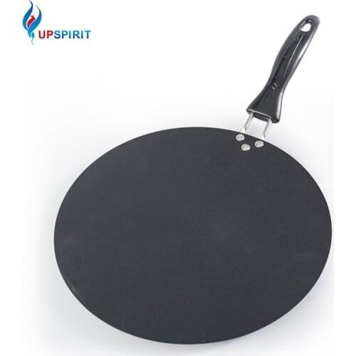 Upspirit 30cm Pancake Pan Iron Round Griddle Non-stick Crepe Pan for Egg Omelette Frying Gas Induction Cooker Cookware