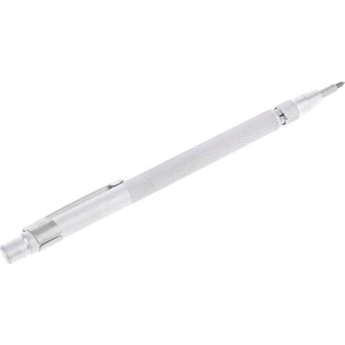 Tungsten Carbide Tip Scriber Etching Engraving Pen with Clip & Magnet for Glass/Ceramics/Metal Sheet G32C