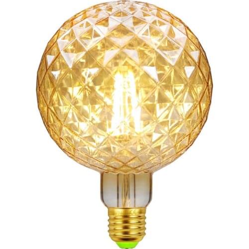 220V 4W E27 G125 Pineapple LED Edison Bulb Warm White Antique Decorative lamp