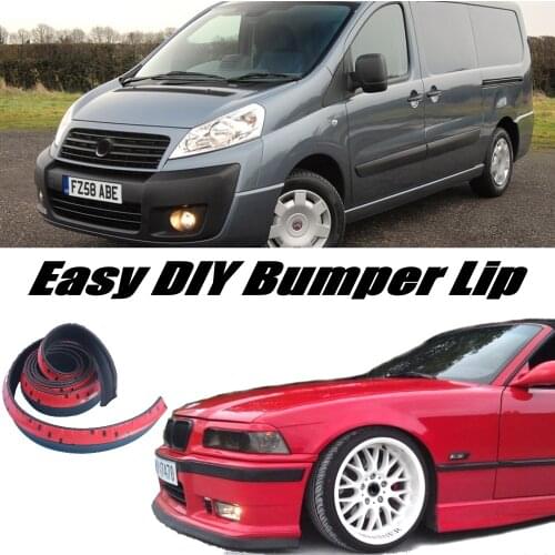 Bumper Lip Deflector Lips For Fiat Scudo MK2 2007~2012 Front Spoiler Skirt For Tuning / Body Kit / Strip