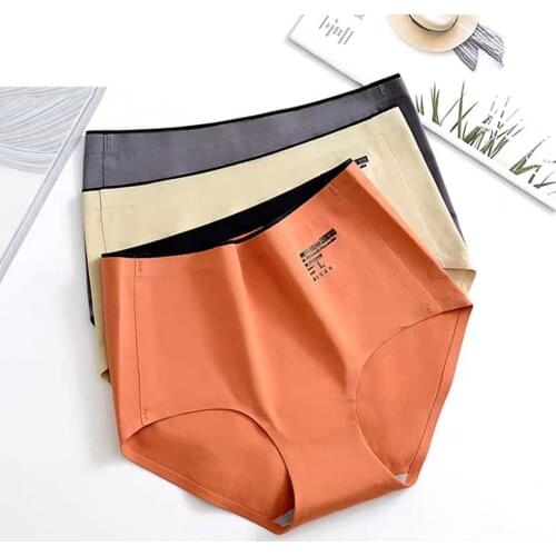 High Waist Seamless Cotton Underwear New Japanese And Korean Womens Briefs Honeycomb Antibacterial Ventilate And Tighten Abdome