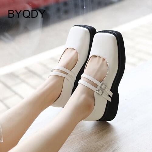 BYQDY Shoes With Medium Heels