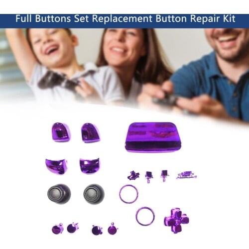 For PS5 Handle Plating Button Replacement For PlayStation 5 Gaming Controller Full Button Repair Kit Dropshipping