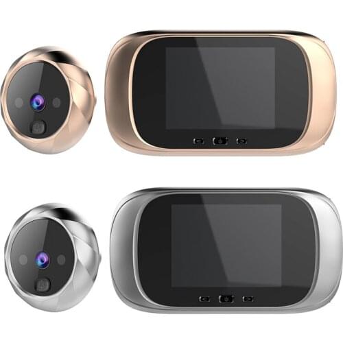 2.8 inch LCD Color Screen Digital Doorbell 90 Degree Door Eye Doorbell Electronic Peephole Door Camera Viewer Outdoor Door Bell